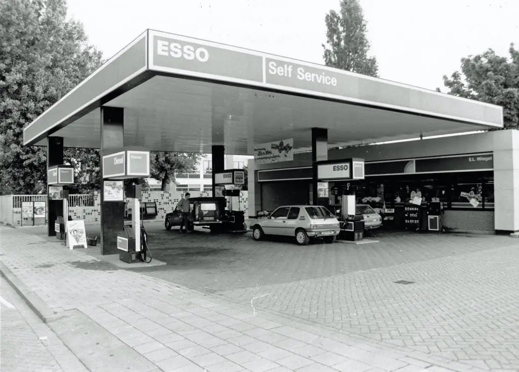 Benzinestation in Enschede